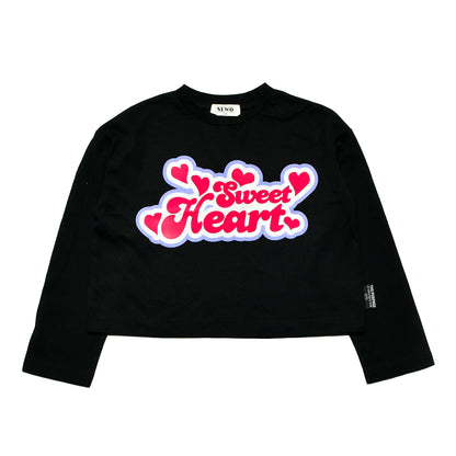 【S/M】★NEWO/ネオ★レトロロゴショート丈Tシャツ（3224105w）
