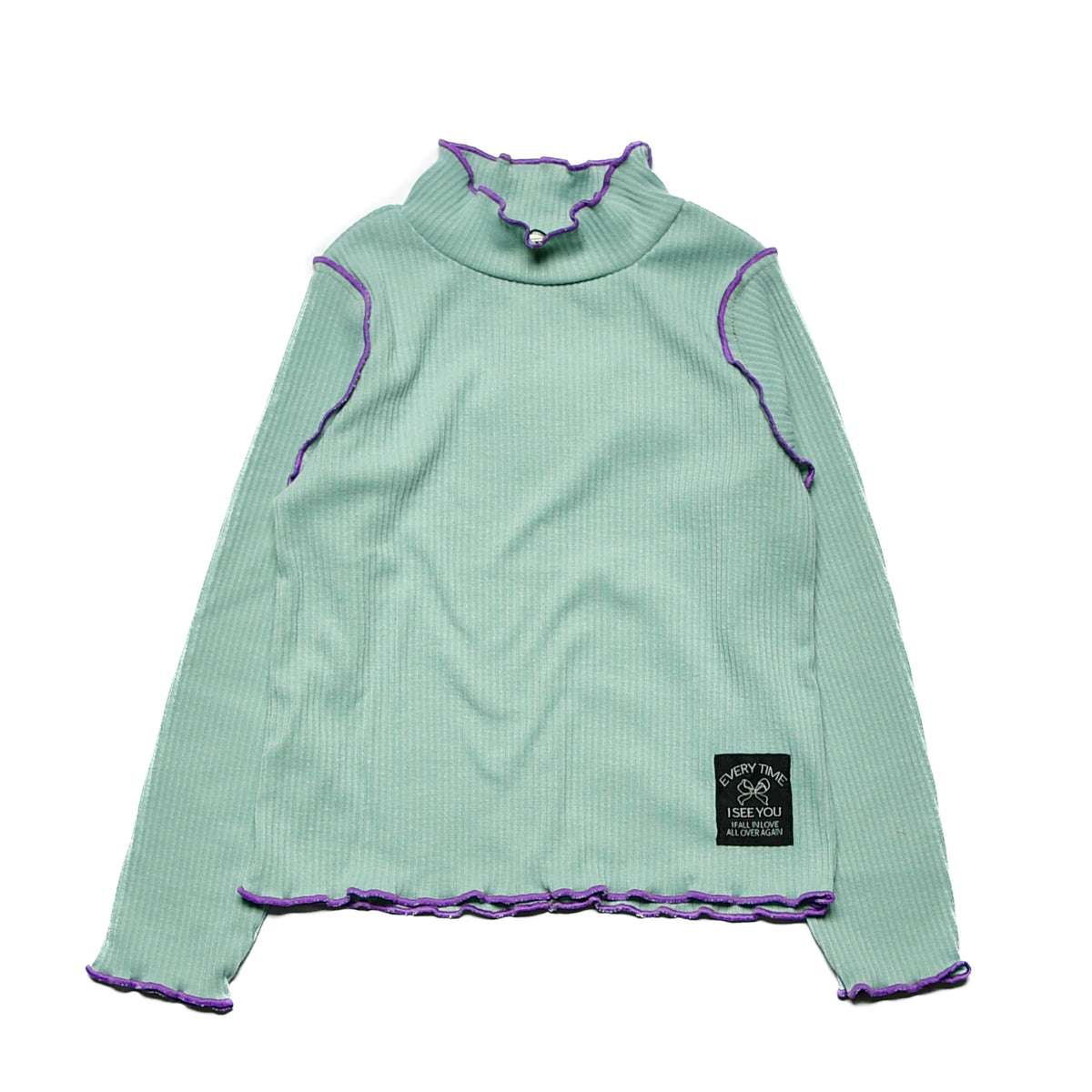 【80~120】★NEWO/ネオ★メロウハイネックTシャツ（3224202）