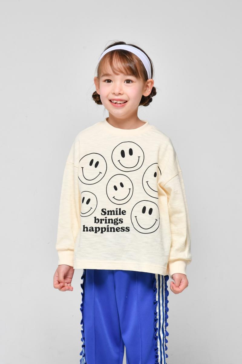 子供服【ネオ】スマイルロゴTシャツ　90㎝～150㎝　3225101