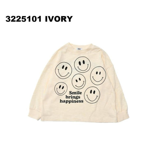 子供服【ネオ】スマイルロゴTシャツ　90㎝～150㎝　3225101
