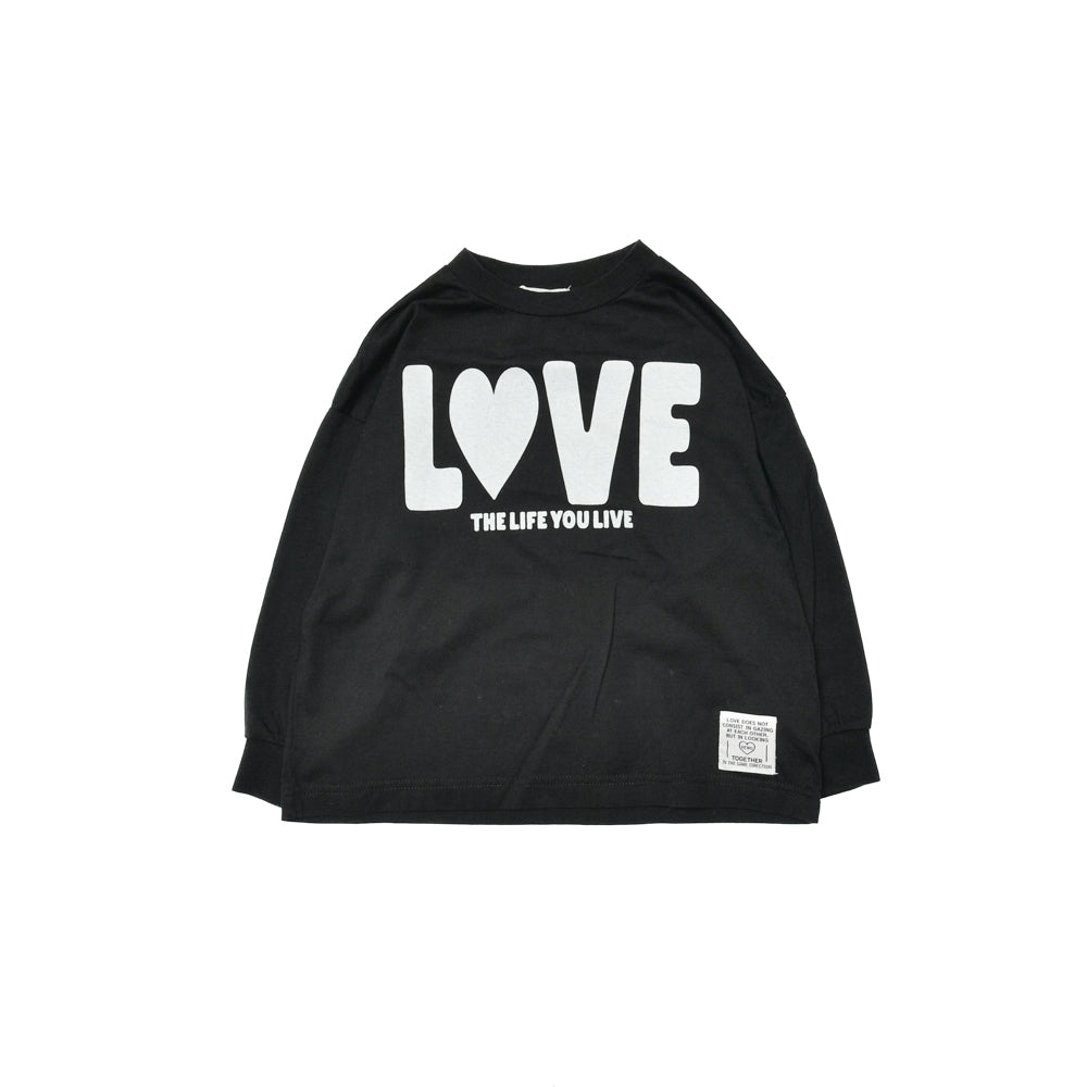 子供服【ネオ】LOVE Tシャツ　80㎝～150㎝　3225102