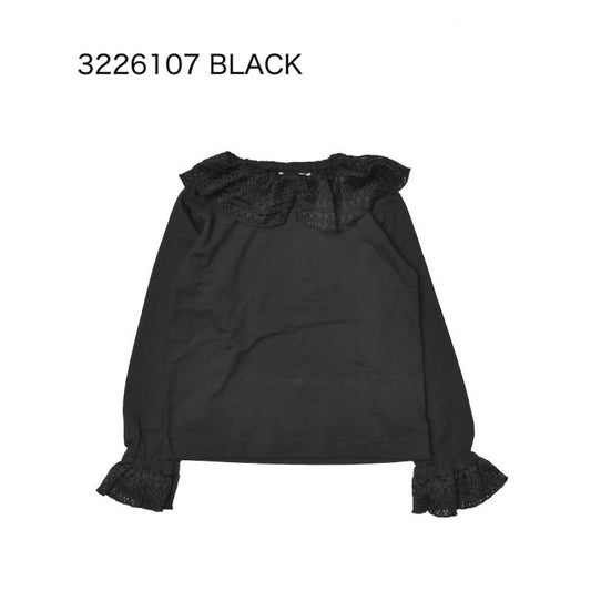 S/Ｍ【NEWO】レースフリルTシャツ3226107w