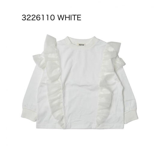 S/Ｍ【NEWO】フリルTシャツ3226110w