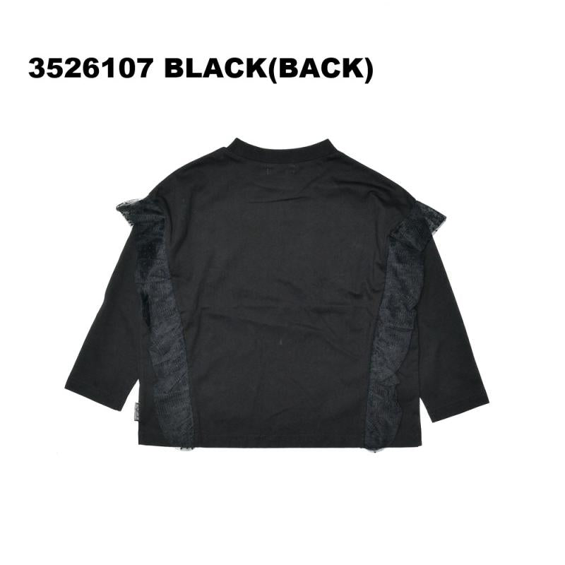 着心地はいつものTシャツ。見た目は主役級デザインのフリルTシャツ子供サイズ80~150【NEWO】3526107