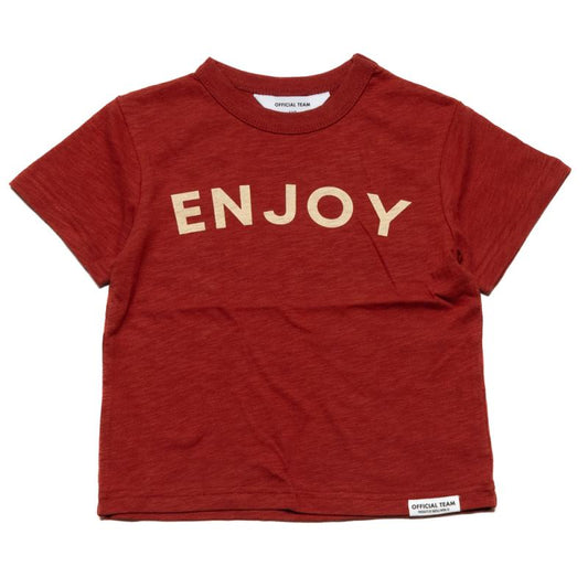 【90～120】スラブ天竺シンプルロゴTシャツ★1124121子供服 キッズサイズ