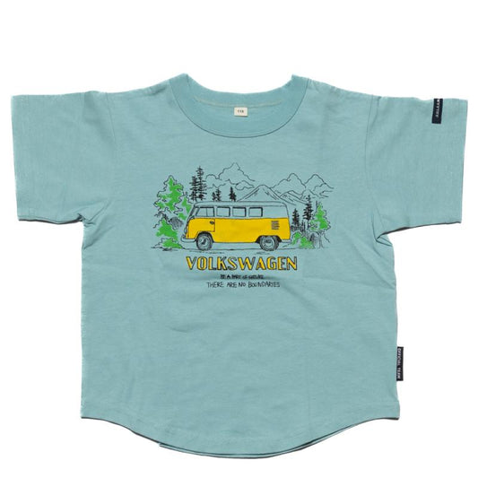 VOLKSWAGENコラボ商品♪【130~150】VOLKSWAGENキャンプTシャツ★1124203j子供服 キッズサイズ